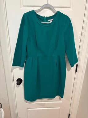 J. Crew Teal Sheath Dress